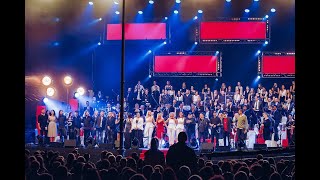 PERPETUUM JAZZILE amp ORCHESTRA  Slovenija od kod lepote tvoje arr by Rok Golob  SEkstaza 2 [upl. by Atilamrac]