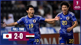 AFCU23  SFinal  Japan 2  0 Iraq [upl. by Aieken]