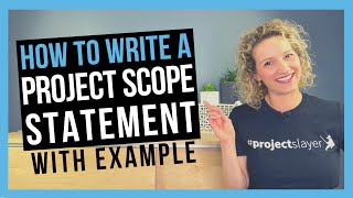 Project Scope Statement IN 4 EASY STEPS [upl. by Woodall]