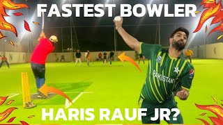 Haris Rauf in Indoor Cricket 😱 Unplayable Bowler Abdullah 🔥 Pace n Swing  Haris Rauf Sy Bhe Tez 😱 [upl. by Idell]