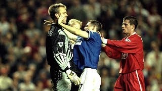 The dirty side of Merseyside derby  Fights Fouls Dives amp Red cards  Liverpool vs Everton [upl. by Pegma]