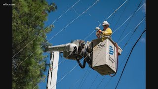 Training lineman at Denmark Technical College [upl. by Shriner]