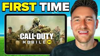 Playing Call of Duty Mobile For The FIRST Time [upl. by Atnahsa]