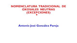 Nomenclatura de oxosales neutras excepciones [upl. by Heiskell]