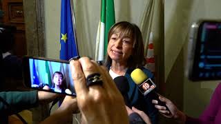 Regione Umbria  Conferenza stampa di fine anno 2019  Donatella Tesei [upl. by Eelrak]