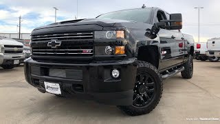 2018 Chevrolet Silverado 2500HD Z71 Midnight Edition  Review [upl. by Aelyak395]