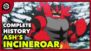 The Complete History of Ashs Incineroar [upl. by Vonni]