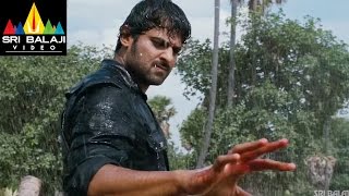 Mirchi Movie Prabhas Powerful Rain Fight Scene  Prabhas Anushka Richa  Sri Balaji Video [upl. by Annaoi]