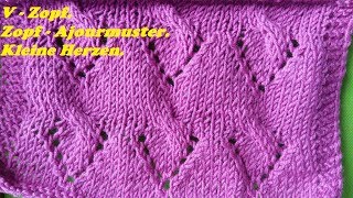 553V  Zopf❤️ Zopf und AjourmusterStricken mit Skizze für AnfngerTutorial Handarbeit [upl. by Asin841]