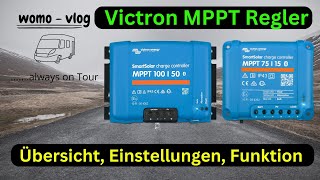 VICTRON MPPT Regler im Wohnmobil anschließen Einstellungen Laden der LiFePo4 Batterie [upl. by Ajet686]