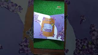 Lavender Journal making🪻💜 shorts diy lavender journal papercraft craftscorner shortsvideo [upl. by My447]