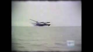 Rare footage of Caspian Sea Monster ekranoplan  historical video with model view [upl. by Eesdnyl]