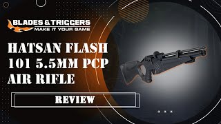 Hatsan Flash 101 55mm Pcp Air Rifle Review [upl. by Dorris957]