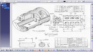 Catia V5 DraftingIndividual viewIsometric ViewISO amp 3rd AngleBeginners Tutorials [upl. by Anailuig600]