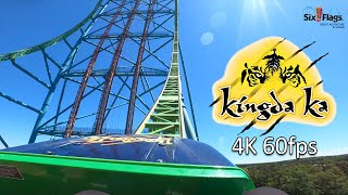 Official Kingda Ka POV 2021  4k 60fps  Six Flags Great Adventure [upl. by Naillik]