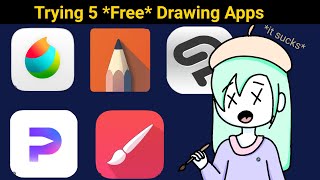 I tried 5 FREE Drawing Apps  Rxaii [upl. by Asilanom383]