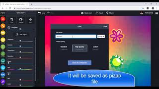 piZaps Quick Photo Editing TutorialHow to restore your saved pizap photos [upl. by Anazraf]