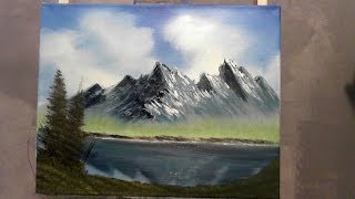 very easy oil painting lesson for beginners wet on wet [upl. by Acemaj]