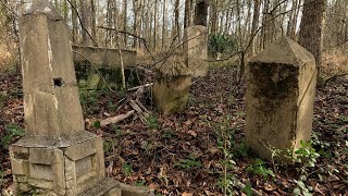 Sad and Creepy Cemetery Forgotten Graves and Shocking Open Grave [upl. by Noemys]