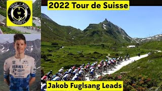 Jakob Fuglsang Leads  2022 Tour de Suisse  Stage 6 [upl. by Shere657]