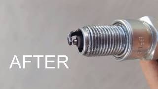 HOW TO CLEAN A SPARK PLUG IN 1 MINUTE [upl. by Eilram]