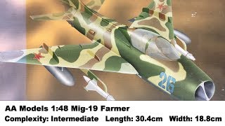 AA Models 148 Mig19 quotFarmerquot Kit Review [upl. by Brote413]