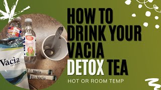 Best detox tea to lose belly fat  Tava Vacia Detox Tea  Demo How to drink [upl. by Adalard]