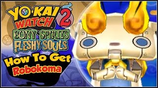 YoKai Watch 2  How To Get Robokoma With QR Code YW2 Tips amp Tricks [upl. by Muns557]