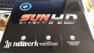 Sun direct HD amp SD Set top box  DTH Service [upl. by Hal]