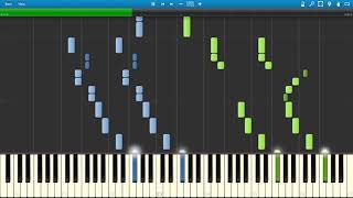 Piano Tiles 2  Cancan Synthesia MIDI [upl. by Ititrefen]