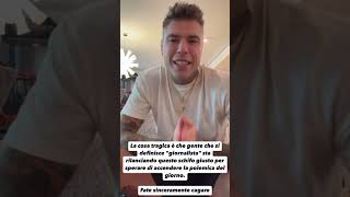 FEDEZ di nuovo CONTRO I GIORNALISTI che lo accusano di non aver ANNULLATO IL CONCERTO per un LUTTO [upl. by Sansbury275]