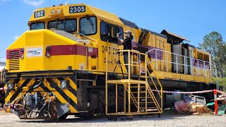 Westrail DBZ Class DBZ2305 Shire of Harvey  Engine demonstration [upl. by Corell297]