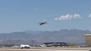 8L departure – Air Transport International Amazon Air Boeing 767F takeoff from Las Vegas  N251AZ [upl. by Ardnasirk810]