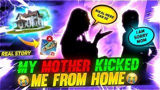 MY MOTHER KICKED ME FROM HOME 😃😂 FUNNY STORY  Garena Free Fire [upl. by Eeslehc295]