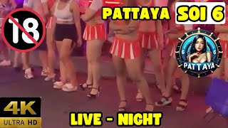 Thailand soi 6 Pattaya 🔞❌❌❌ Live stream night life the best bars waking street 2024 part 2 [upl. by Janean]