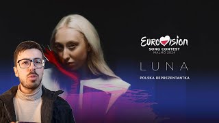 Albanian reacts to Polands Eurovision 2024 Entry [upl. by Joletta947]