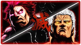 Akuma VS Raoh  Animation [upl. by Pembroke]