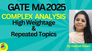 GATE 2025 EXAMMost Repeated Topics of Complex AnalysisStrategy To score good marks in GATE Exam [upl. by Hplodur]