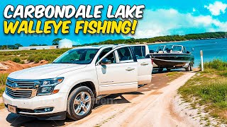 Carbondale Lake Walleye fishing [upl. by Wolram]