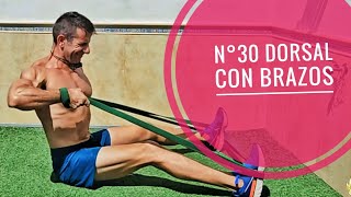 30 entrenamiento de dorsales con bandas y barras Mucho brazo y abdomen [upl. by Ardnauq]