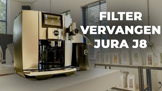 Filtervervanging JURA J8 EA Nederlands [upl. by Aprilette]