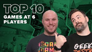 Top 10 Games at 6 Players  BGG Top 10 w The Brothers Murph [upl. by Shepp]