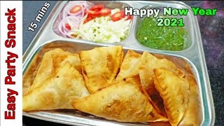 15 Mins Easy Party Snacks  Quick amp Easy Party Snacks Happy New Year 2021Aparnas Kitchen [upl. by Jessabell]