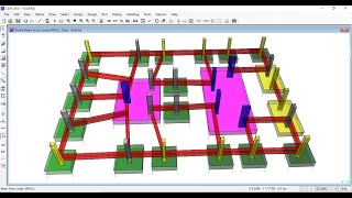 VSD 6 FOUNDATION ON SAFE تصميم الاساسات على برنامج السيف [upl. by Ligriv]