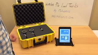 Motionics Wireless Pile Load Test Kit with 2 dial indicators [upl. by Kary]