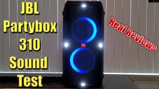 JBL Partybox 310  Sound Test  Real Reviews [upl. by Forta]