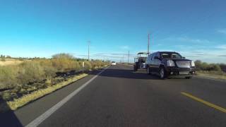 Maricopa AZ SR 347 to Arizona State Route 238 Christmas on Dead Cow Road Rear View GP020045 [upl. by Legnaros]