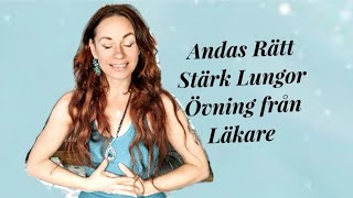 Andas RÄTT  stärk lungor övning från läkare [upl. by Nivlek]