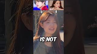 V or Jisoo who is more POPULAR KPOP bts btsarmy blackpink blink v jisoo lisa kimtaehyung [upl. by Randi]