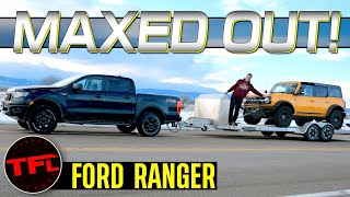 Heres Whats GOOD amp BAD When Max Towing With the Ford Ranger 060 MPH amp MPG Results [upl. by Rika431]